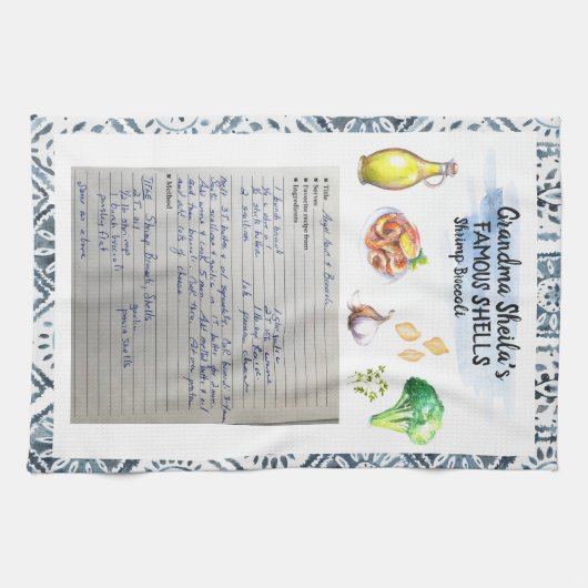 Recette Heirloom Tea Serviettes (Horizontal)