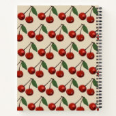 Recette Journal avec Vintage Image de Fille Baking (Dos)