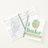 Recette livre de cuisine Cupcake Retro Green Gold (Intérieur)