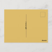 RECETTE POUR CITROUILLE DE VACANCES | Carte postal (Dos)