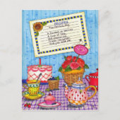 Recette pour la carte postale du jour parfait (Devant)