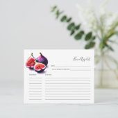 Recette pour le fruit de la carte de recette de ma (Debout devant)