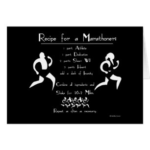 Recette pour un Marathoner