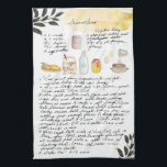 Recette Serviettes de thé de l'Heirloom<br><div class="desc">Pour un cadeau unique, faites cuire un lot de gâteries à partir de l'une des recettes précieuses de grand-mère, et offrez-le avec une serviette de thé à l'héritier imprimée avec la même recette. Transformez les recettes manuscrites de votre mère, de votre grand-mère ou de vos tantes en serviettes de thé...</div>