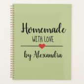 Recette verte à la sauce maison (Devant)