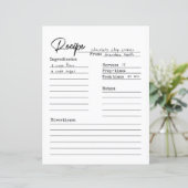 Recettes, Carte Recette, Insertion Recette, (Debout devant)