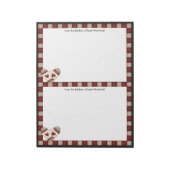 Recettes de chèque pays 2 Bloc-notes haut (Tourné)