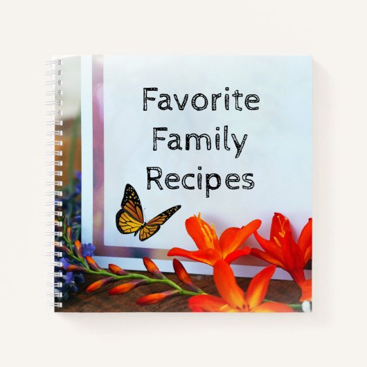 Recettes de la famille préférée Flora Carnet spira (Devant)