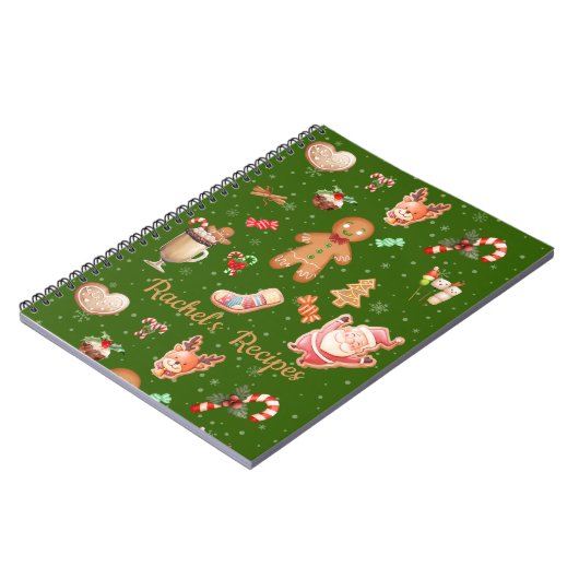 Recettes de Noël Carnet (Côté gauche)