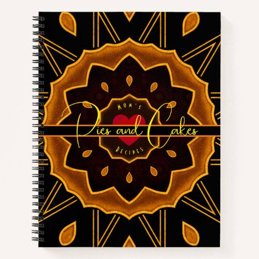 Recettes de pies et gâteaux de maman Carnet spiral (Devant)