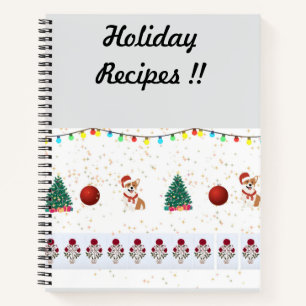 Recettes de vacances carnet en spirale