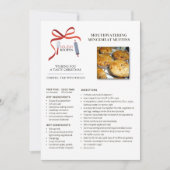 Recettes de vacances Mincemeat Muffins Carte de No (Devant)