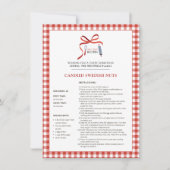 Recettes de vacances Suédoise Noix Carte de Noël (Devant)