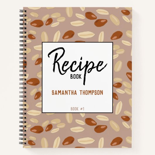 Recettes Motifs customisées d'arachides Livre blan (Devant)