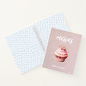 Recettes Parties scintillant rose Cupcake Carnet p (Intérieur)