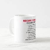 Recettes Pour L'Amour Mug (Devant gauche)