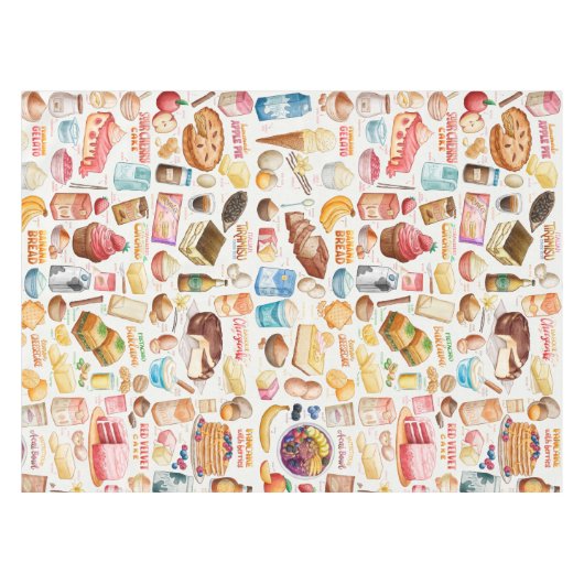 Recettes sucrées Nappe (Devant (Horizontal))