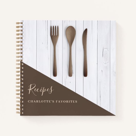 Recettes ustensiles de cuisine en bois livre de cu (Devant)