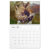 Receveur rêveur - calendrier 2012 d'art des (Mar 2027)