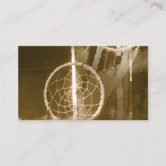 Receveur rêveur, cartes de visite de Dreamcatcher (Devant)