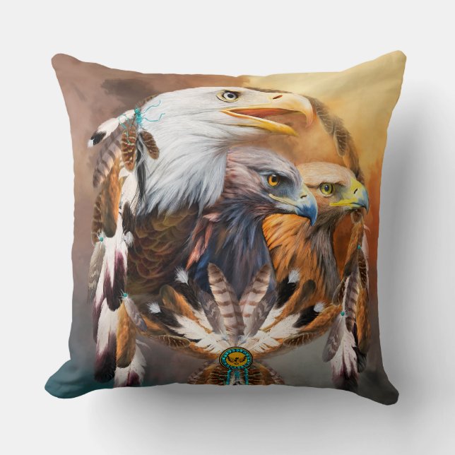 Receveur rêveur - coussin de concepteur d'art de (Recto)