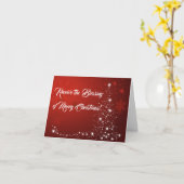 Recevez la Bénédiction de Joyeuse Carte de Noël (Fleur jaune)