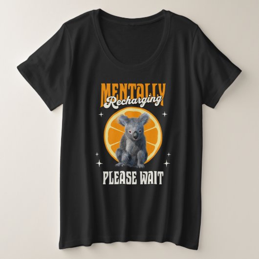Recharge mental de koala introverti Mood Design (Design devant)