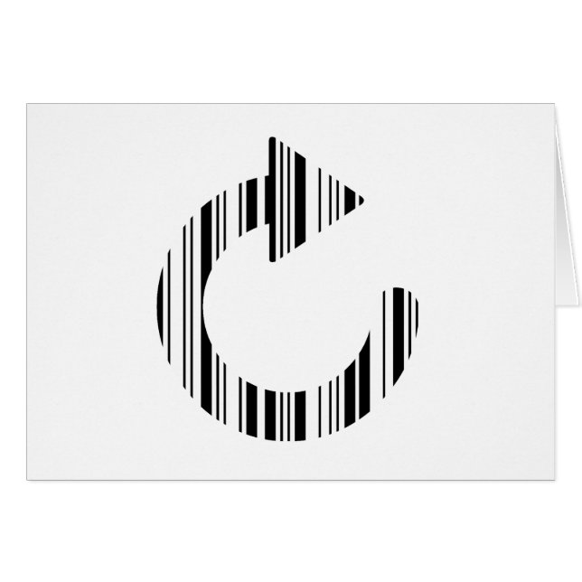 RECHARGER L'ICÔNE CODE BARRES Modèle de code-barre (Devant horizontal)
