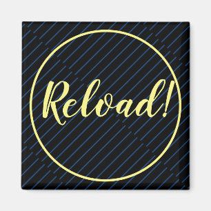 Recharger Motivation Inspiration Fridge Magnet