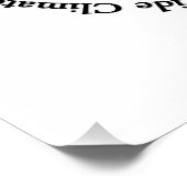 Réchauffement climatique - TisRO Poster parfait (Coin)