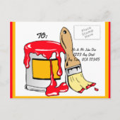 Réchauffement de la maison / Faire-part de la fête (Dos)