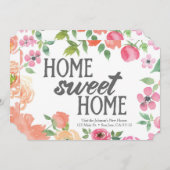 Réchauffement de la maison Invitation 5x7 (maison  (Devant / Derrière)