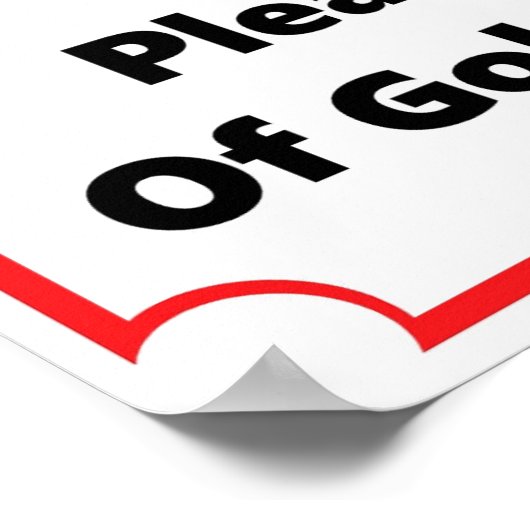 Recherché A Good Man - Poster Golf (Coin)