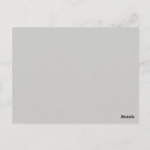 recherche carte postale (Dos)