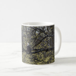 Recherche d'aigle Mug de café peint