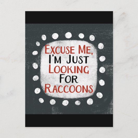 Recherche De Carte Postale Raccoons (Devant)
