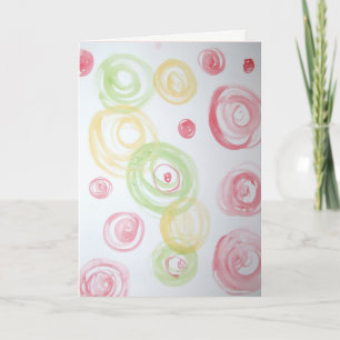 Recherché de dire, "Bonjour." Carte de voeux