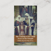 Recherche de la carte de prière Jésus enfant (Devant)