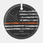 Recherche et Secourir Ornement de ligne orange min (Recto)