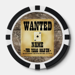 Recherché personnalisé pour les jetons de Poker Te