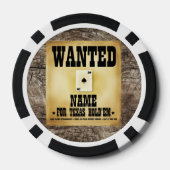 Recherché personnalisé pour les jetons de Poker Te (Verso)