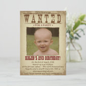 RECHERCHÉ POSTER Western Theme Party Invitation (Debout devant)