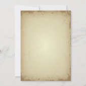 RECHERCHÉ POSTER Western Theme Party Invitation (Dos)