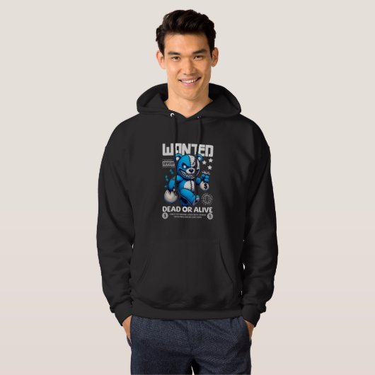 Recherché Teddy Bear Bandit Sweat à capuche - Mode (Devant entier)