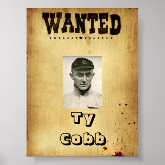 RECHERCHÉ Ty Coob Imprimé, Affiche de Valeur en Pa