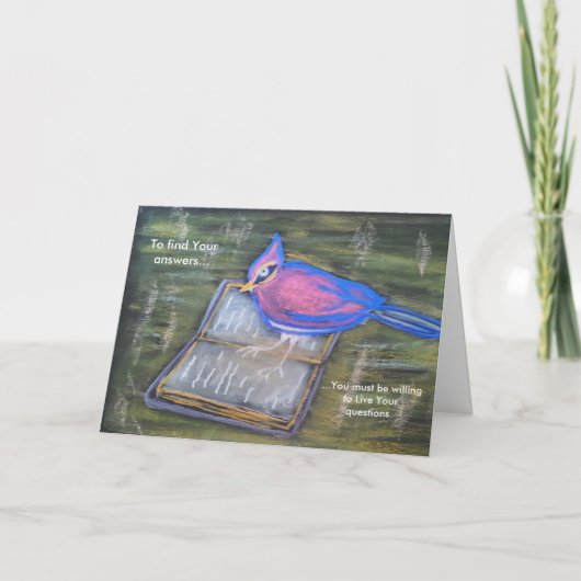 Rechercher vos réponses carte de voeux (Devant)