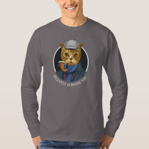 Rechercheur Cat - Zwijg je beoordelen T-shirt