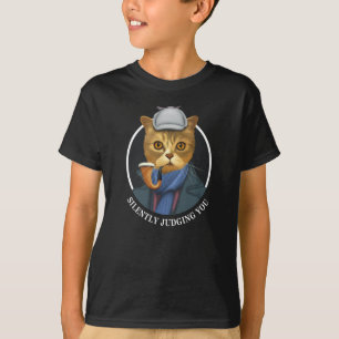 Rechercheur Cat - Zwijg je beoordelen T-shirt