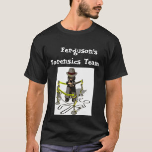 rechercheur_crime_scene_lw, Ferguson'sForensics. T-shirt