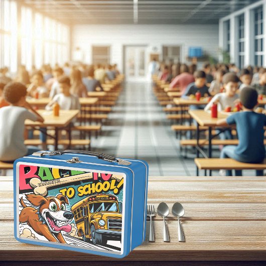 Rechercheur hond terug naar school lunchbox